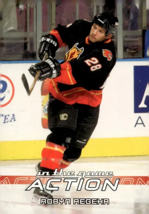 2003-04 In The Game Action #78 Robyn Regehr