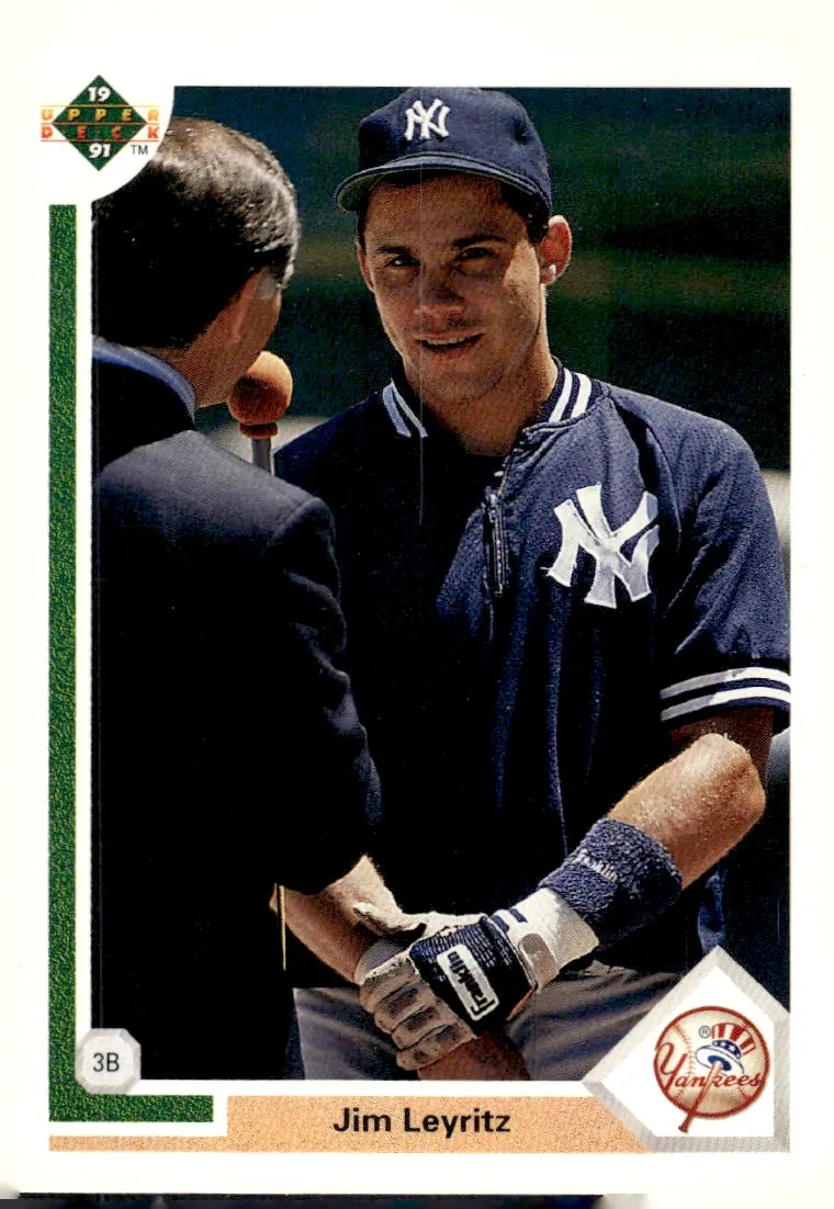 1991 Upper Deck #243 Jim Leyritz (front)