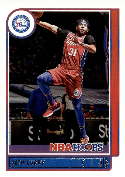 2021-22 NBA Hoops #37 Seth Curry