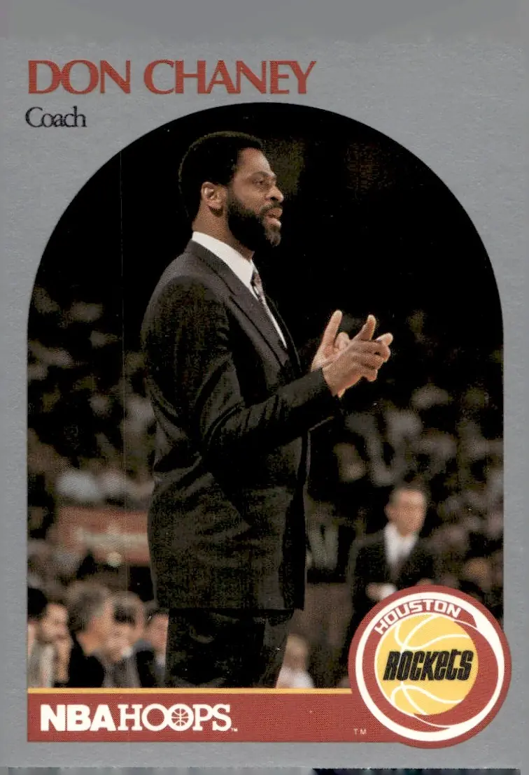 1990-91 NBA Hoops #314 Don Chaney (front)