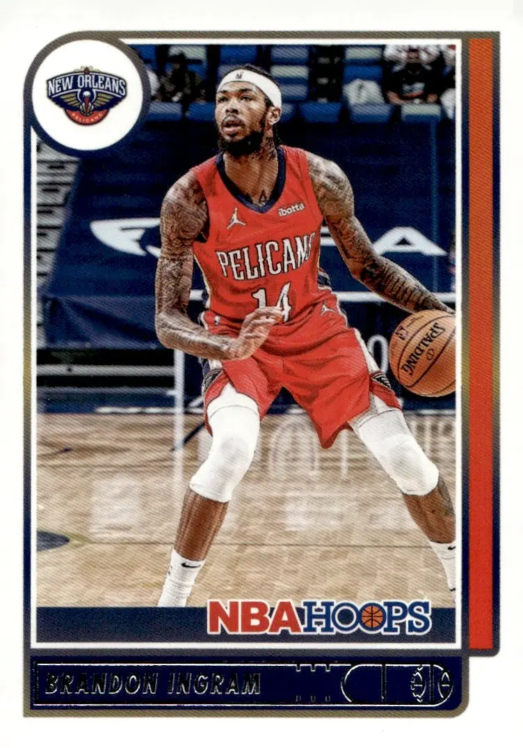 2021-22 NBA Hoops #74 Brandon Ingram (front)