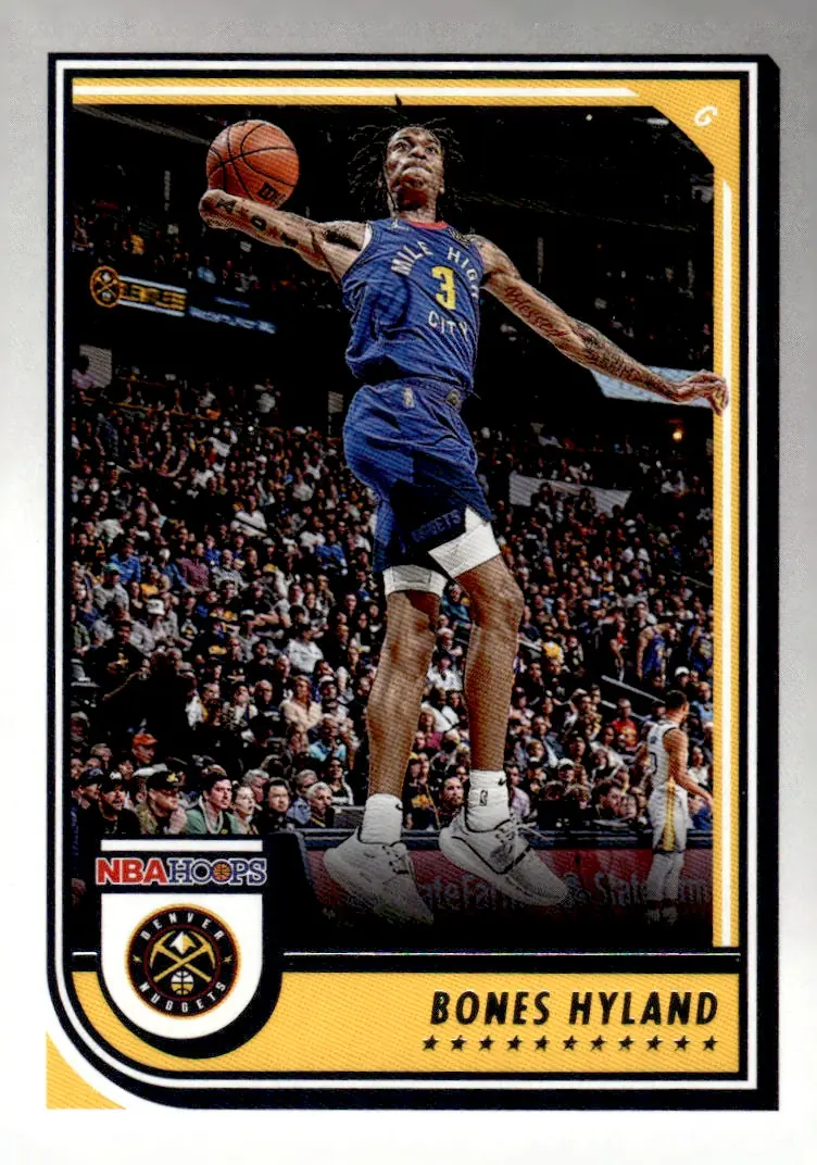 2022-23 NBA Hoops #192 Bones Hyland (front)
