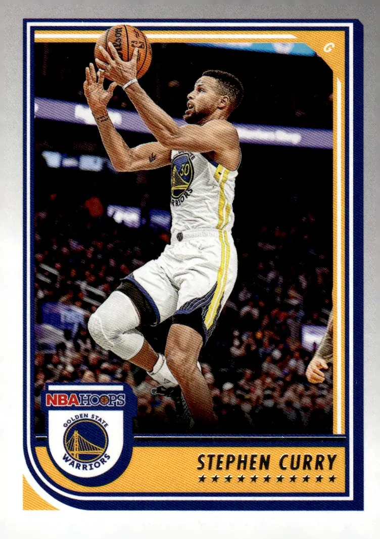 2022-23 NBA Hoops #223 Stephen Curry (front)