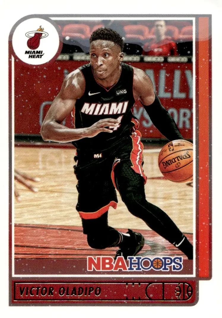 2021-22 NBA Hoops #70 Victor Oladipo (front)