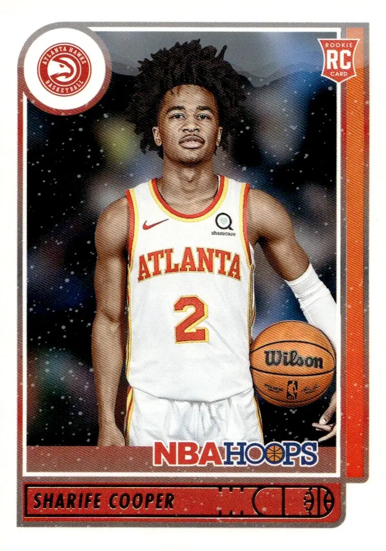 2021-22 NBA Hoops #249 Sharife Cooper (front)