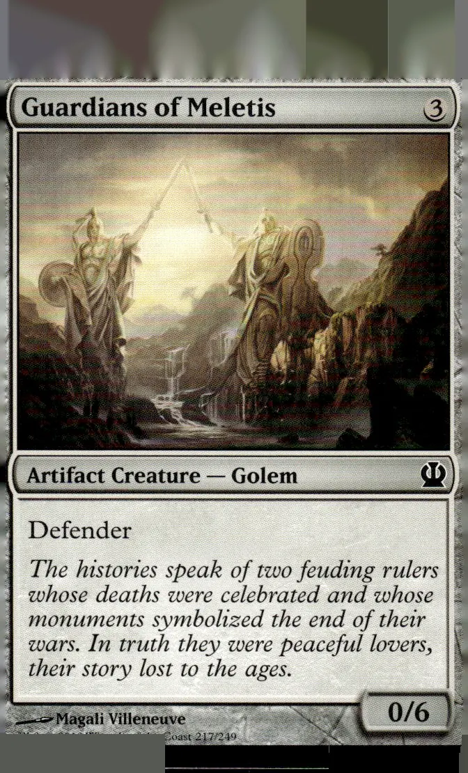 2013 Theros (THS) #217/249 Guardians of Meletis (front)
