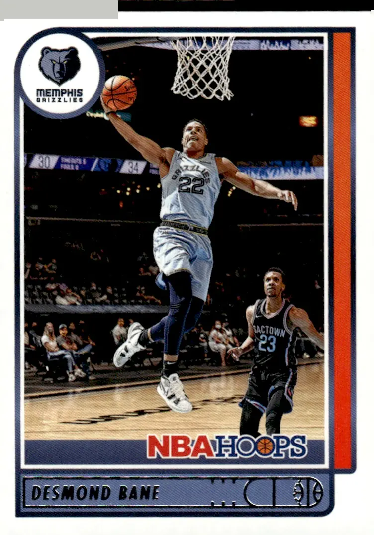 2021-22 NBA Hoops #192 Desmond Bane (front)