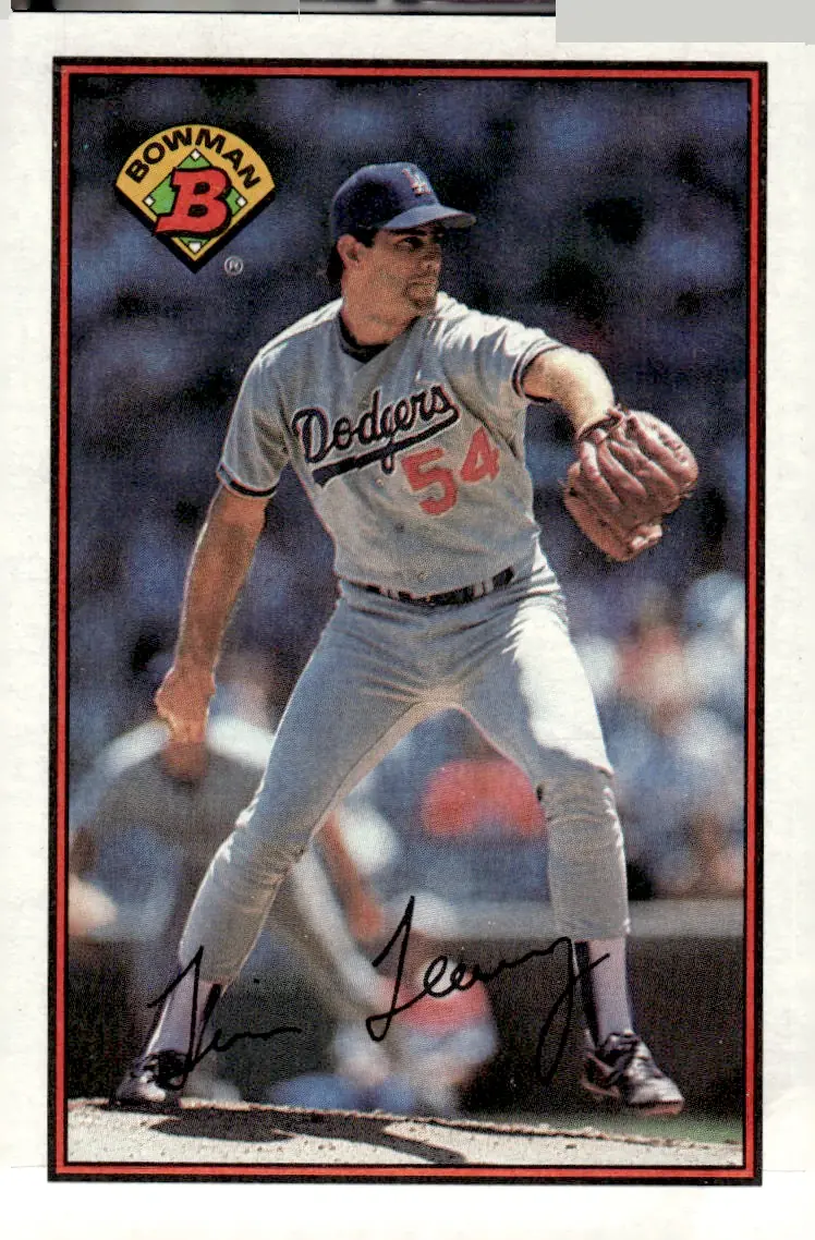 1989 Bowman #339 Tim Leary (front)