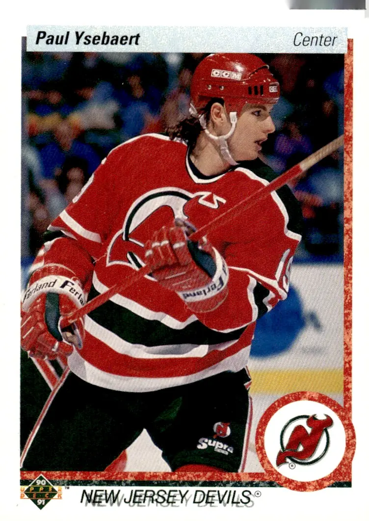 1990-91 Upper Deck #375 Paul Ysebaert (front)