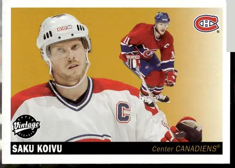 2002-03 Upper Deck Vintage #132 Saku Koivu