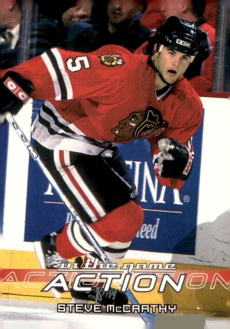 2003-04 In The Game Action #111 Steve McCarthy (front)