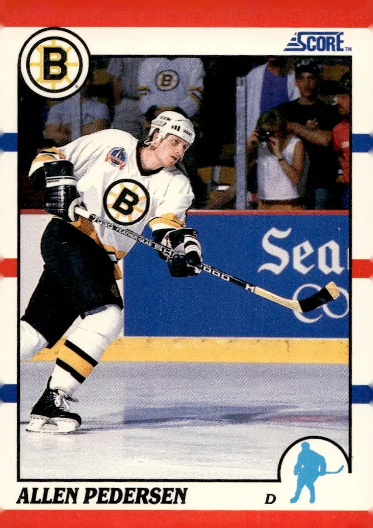 1990-91 Score (American) #181 Allen Pedersen (front)