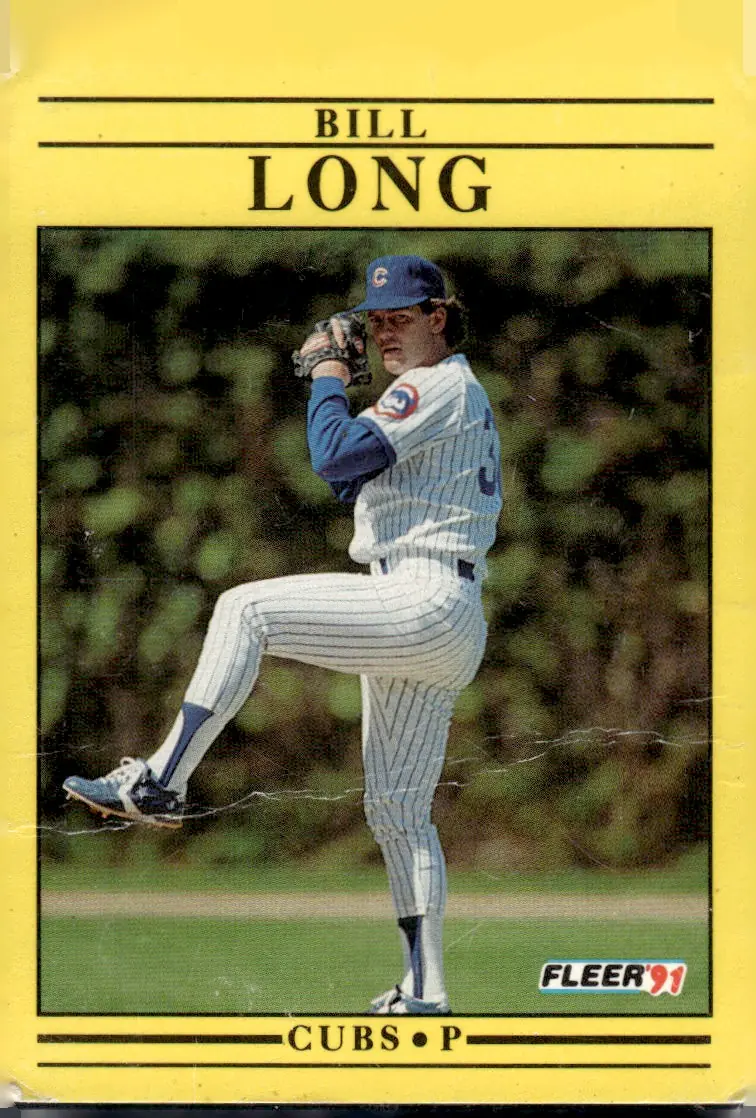 1991 Fleer #425 Bill Long (front)