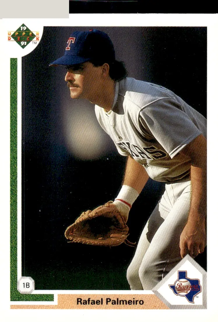 1991 Upper Deck #474 Rafael Palmeiro (front)