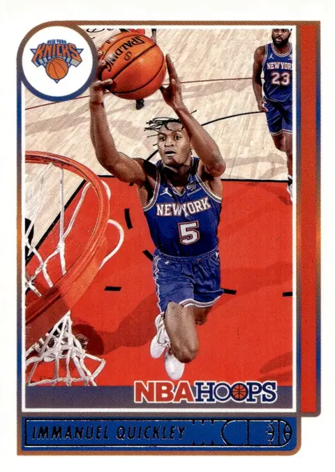 2021-22 NBA Hoops #187 Immanuel Quickley