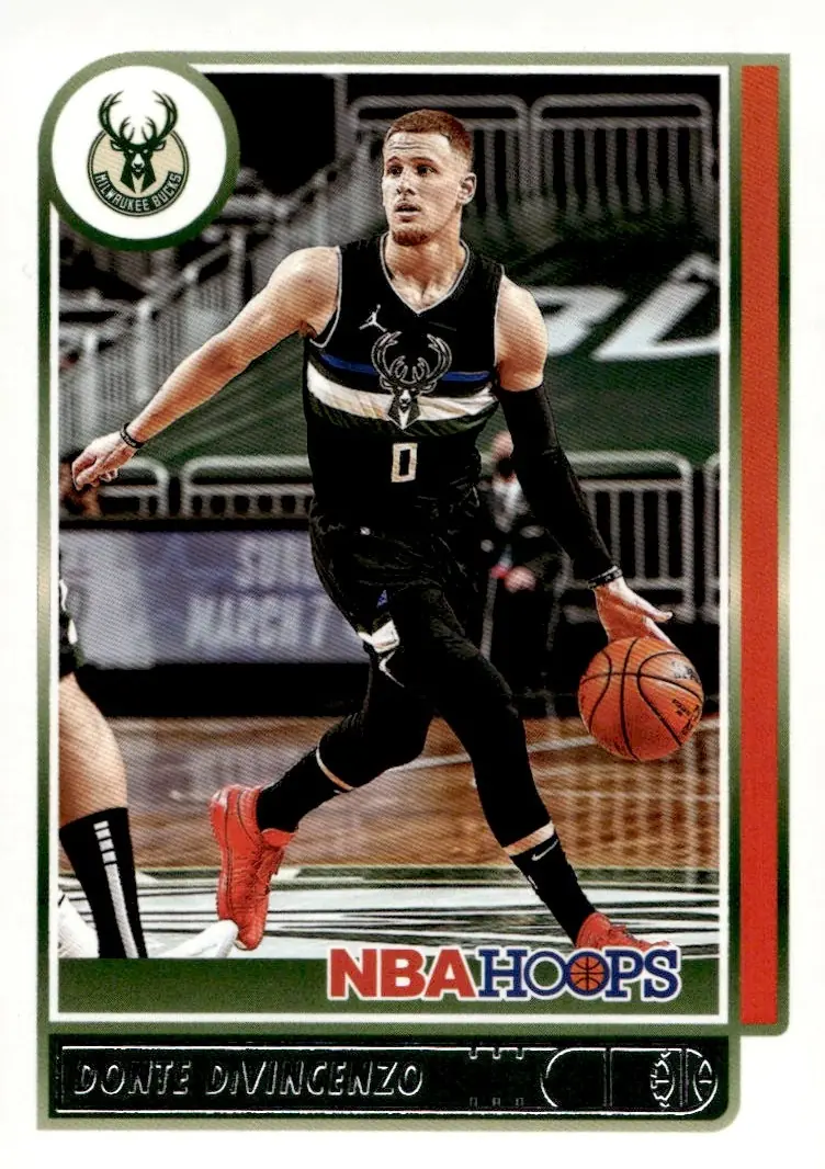 2021-22 NBA Hoops #93 Donte DiVincenzo (front)