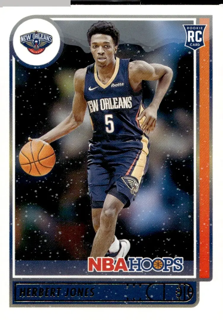 2021-22 NBA Hoops #243 Herbert Jones (front)