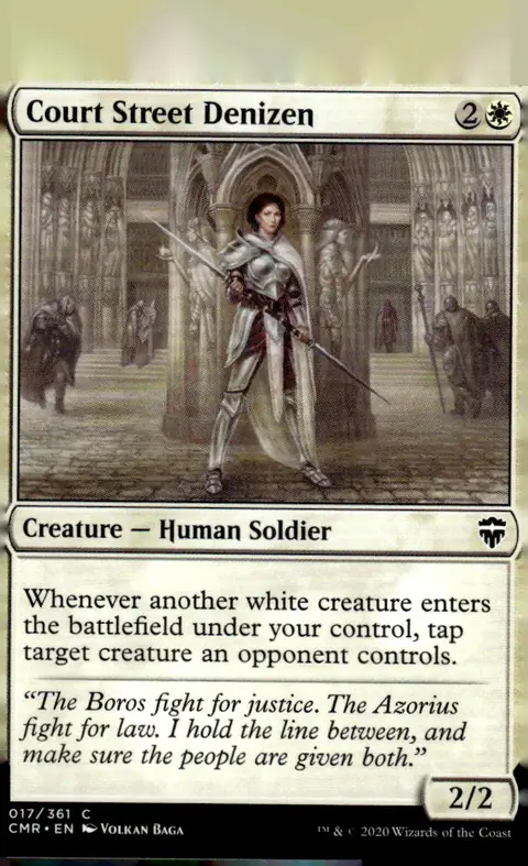 2020 Commander Legends (CMR) #017/361 Court Street Denizen