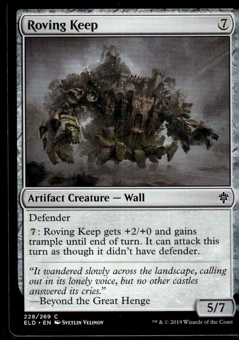 2019 Throne of Eldraine (ELD) #228/269 Roving Keep