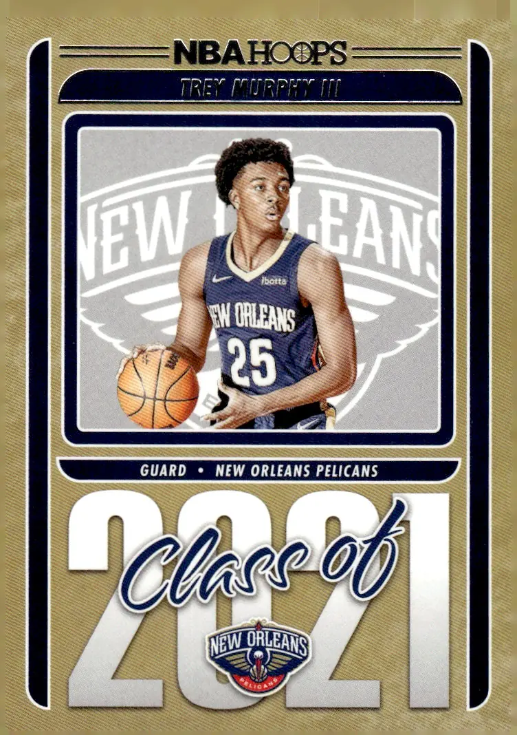 2021-22 NBA Hoops #9 Trey Murphy III (front)