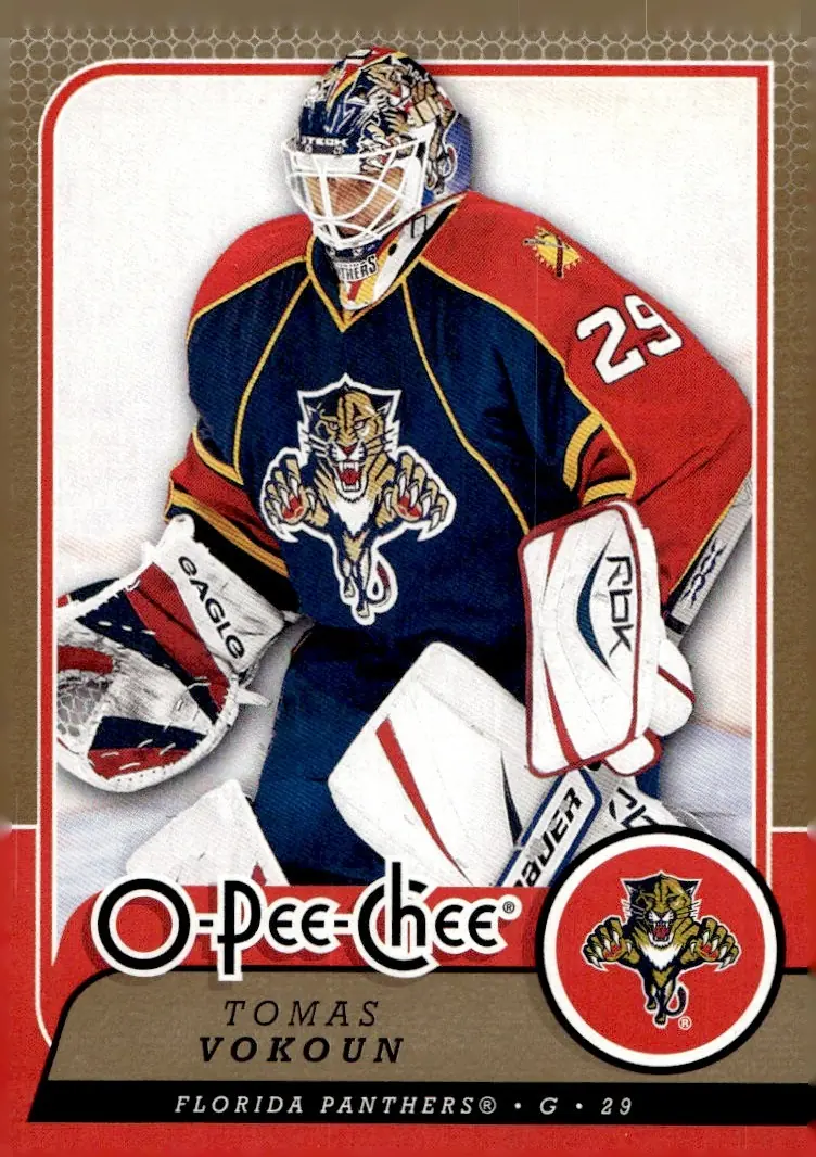2008-09 O-Pee-Chee #403 Tomas Vokoun (front)