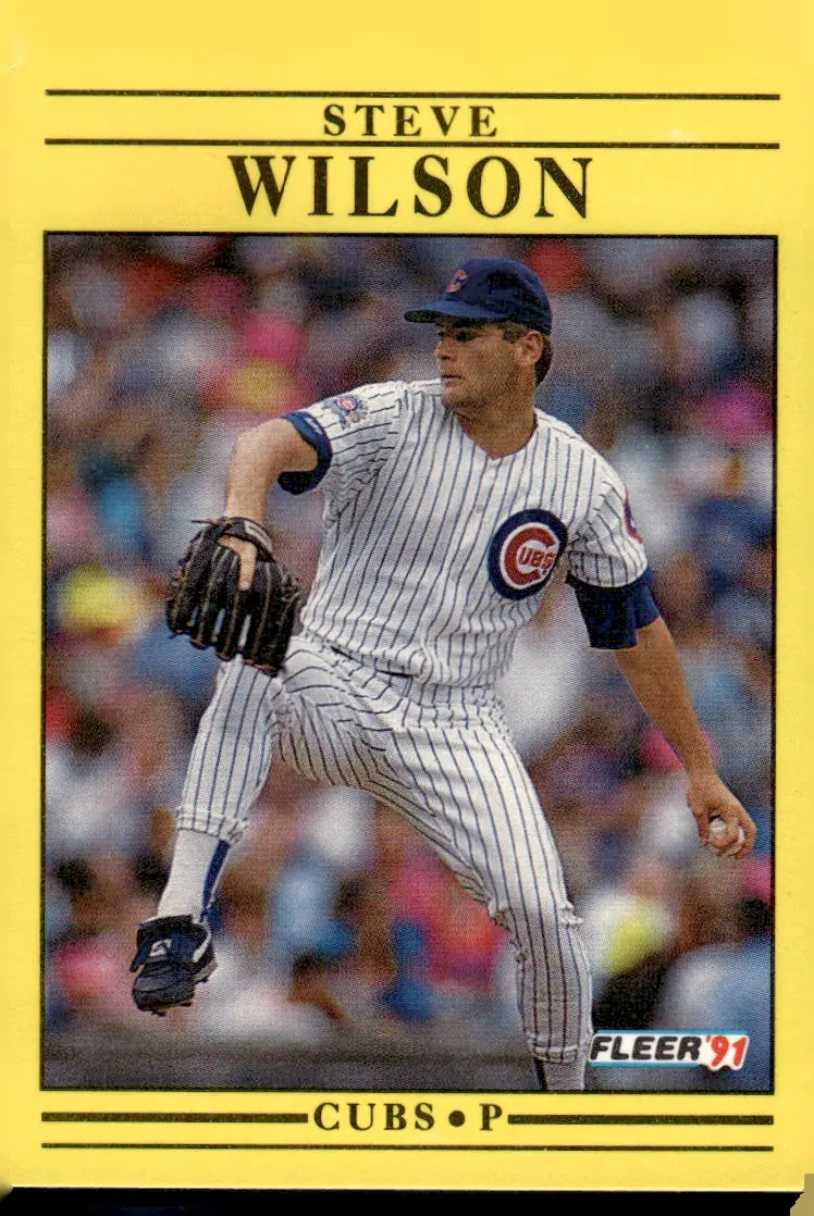 1991 Fleer #440 Steve Wilson (front)