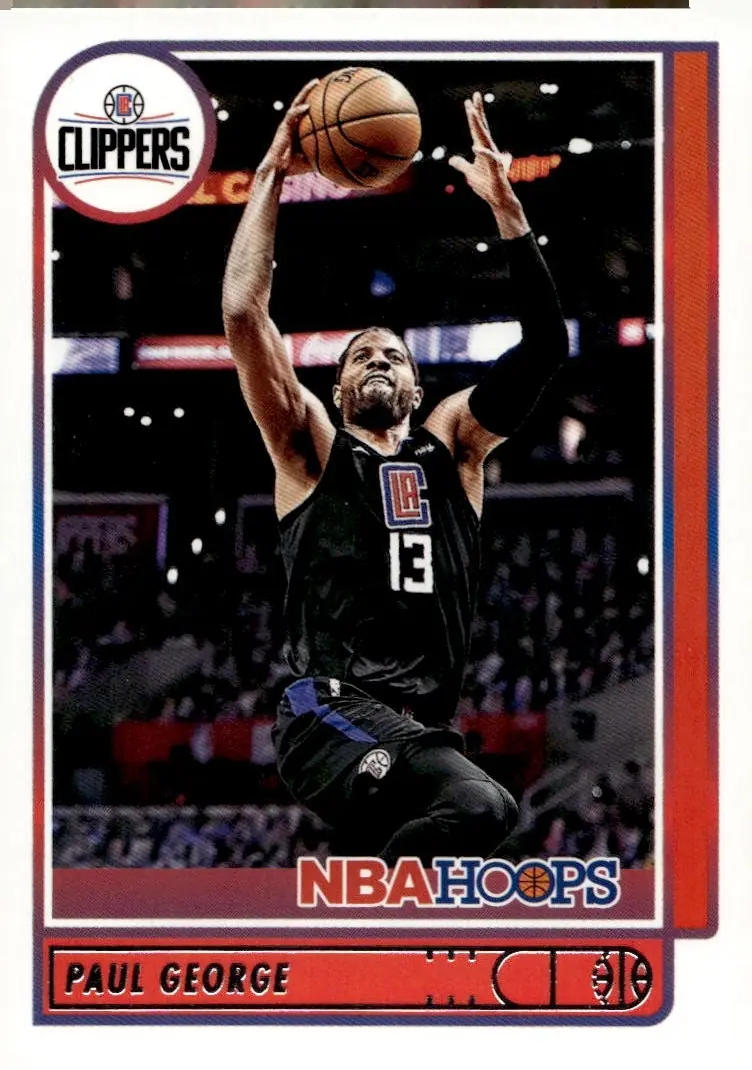 2021-22 NBA Hoops #86 Paul George (front)