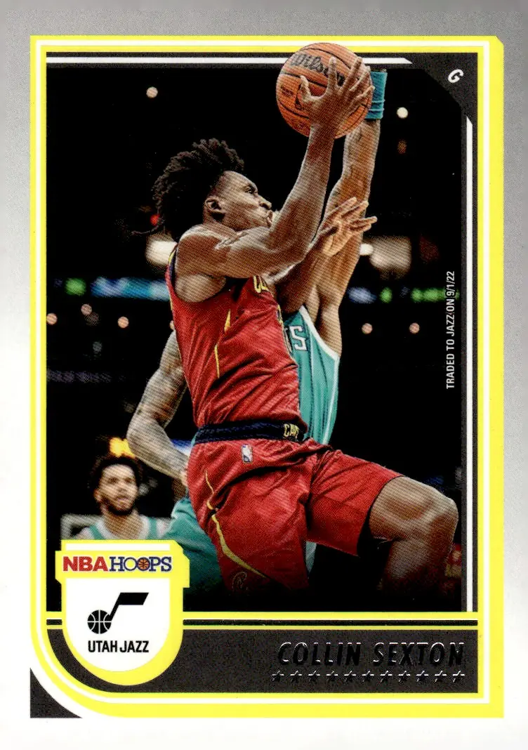 2022-23 NBA Hoops #73 Collin Sexton (front)