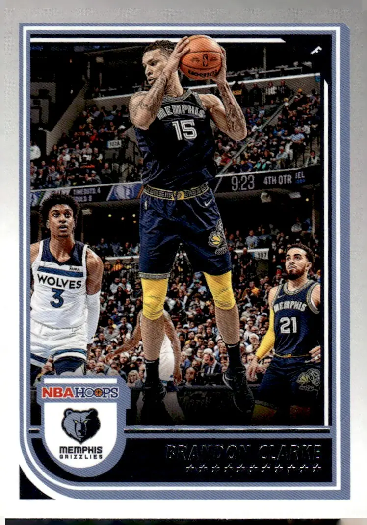 2022-23 NBA Hoops #139 Brandon Clarke (front)