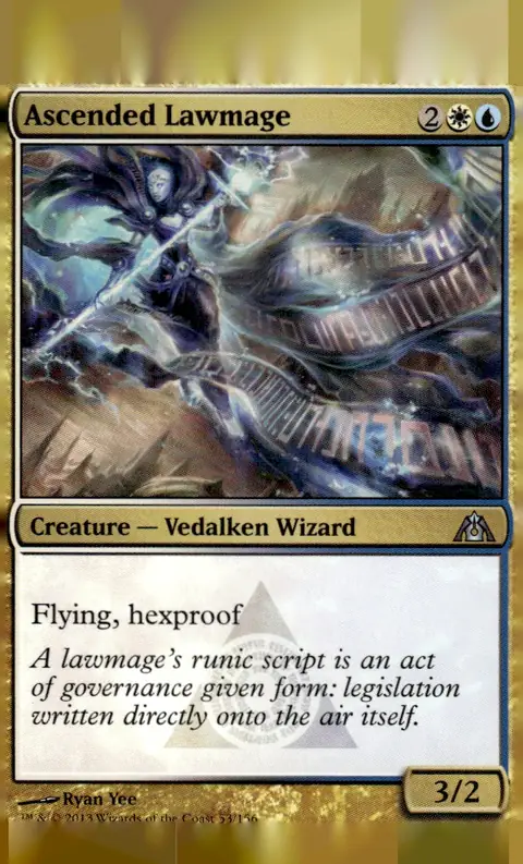 2013 Magic: The Gathering – Dragon's Maze (DGM) #53/156 Ascended Lawmage – Foil
