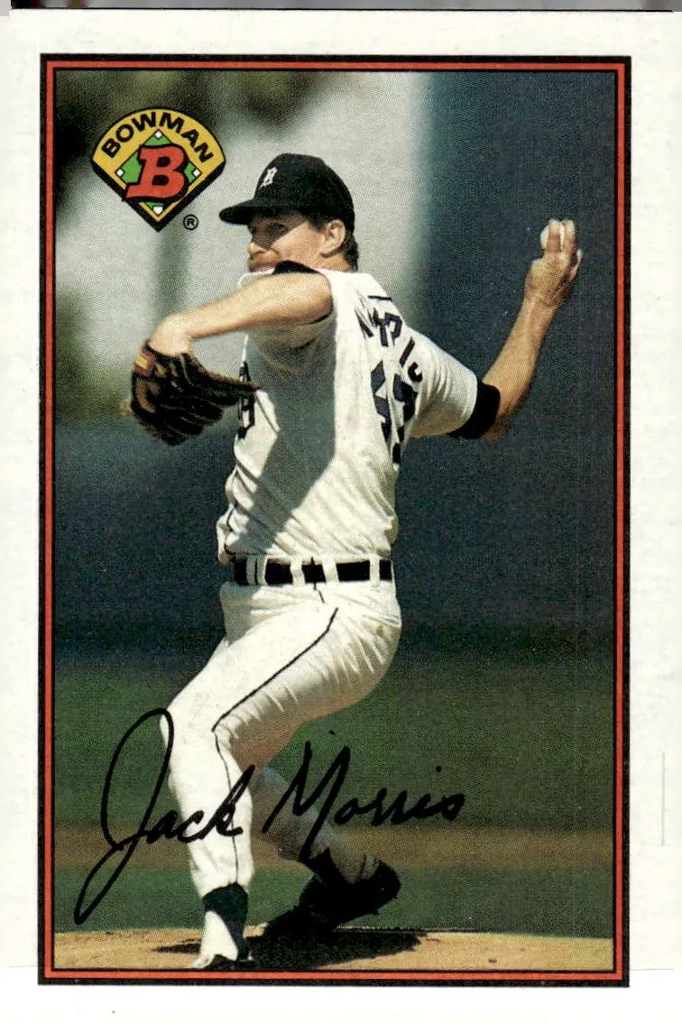 1989 Bowman #93 Jack Morris (front)