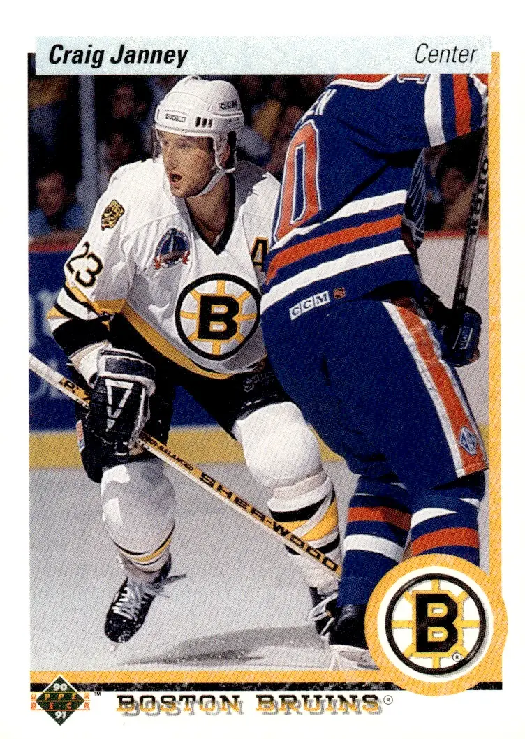 1990-91 Upper Deck #234 Craig Janney (front)