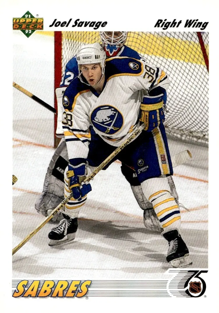 1991-92 Upper Deck #423 Joel Savage (front)