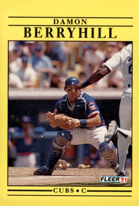 1991 Fleer #414 Damon Berryhill