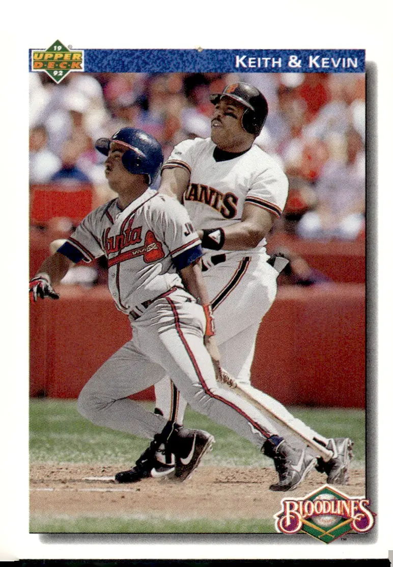 1992 Upper Deck #80 Keith Mitchell / Kevin Mitchell (front)