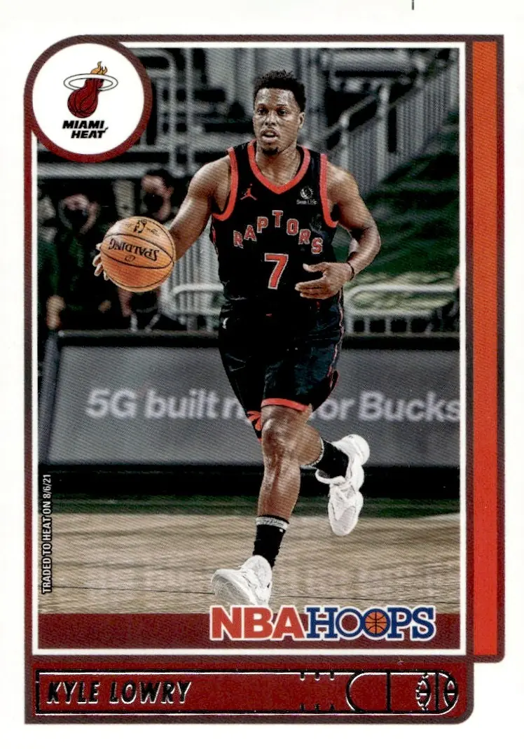 2021-22 NBA Hoops #89 Kyle Lowry (front)