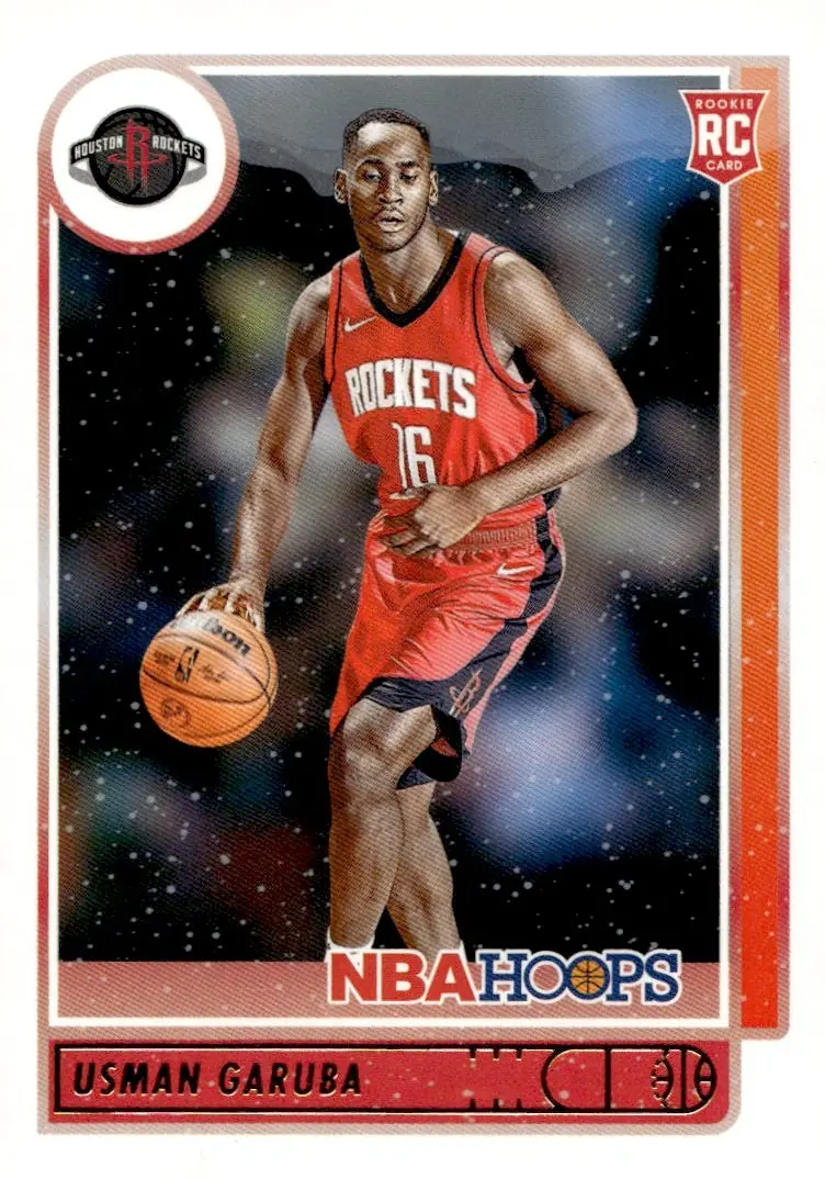 2021-22 NBA Hoops #238 Usman Garuba (front)
