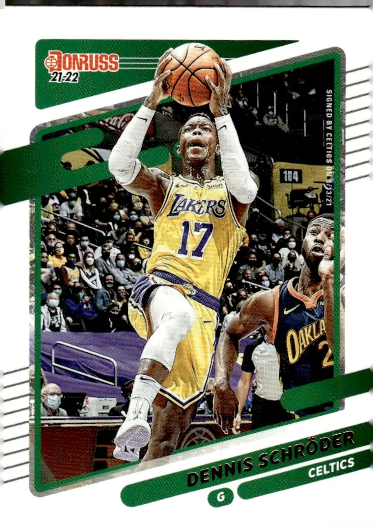 2021-22 Donruss #130 Dennis Schröder (front)