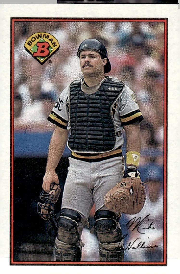 1989 Bowman #417 Mike LaValliere (front)