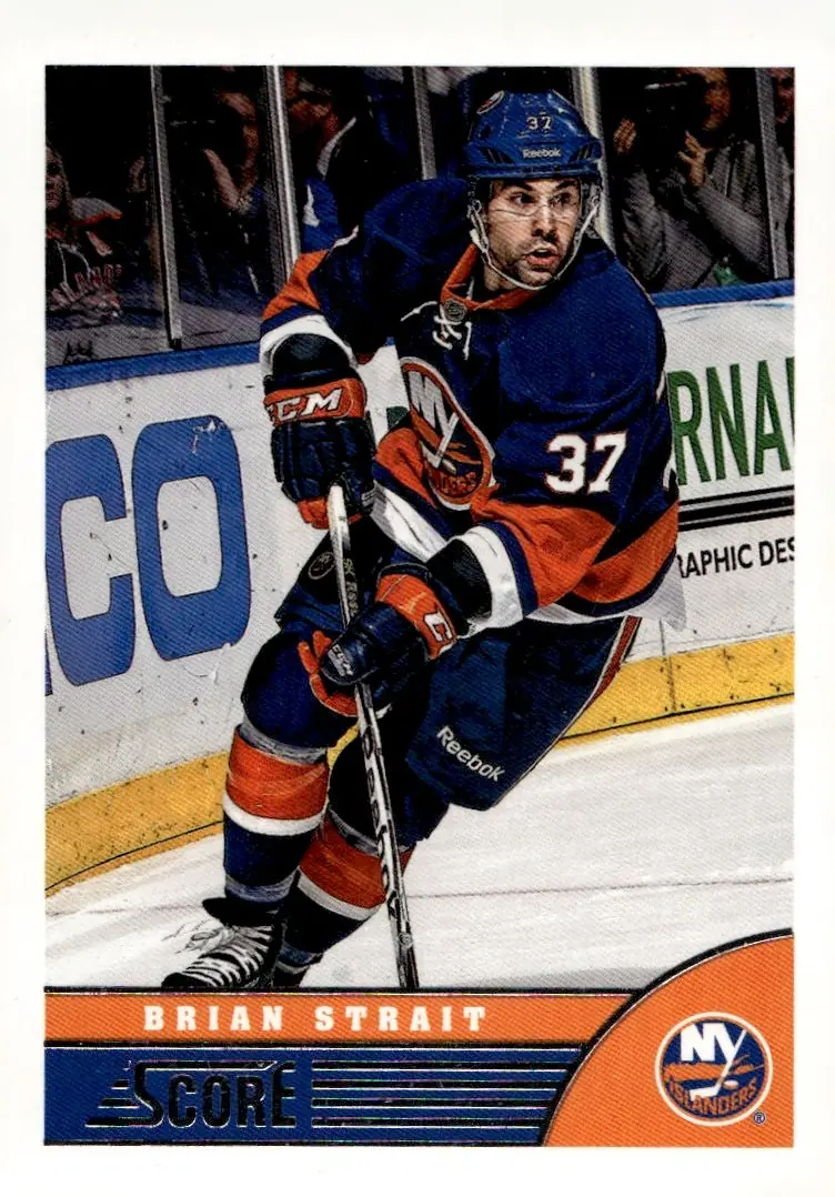 2013-14 Score #322 Brian Strait (front)