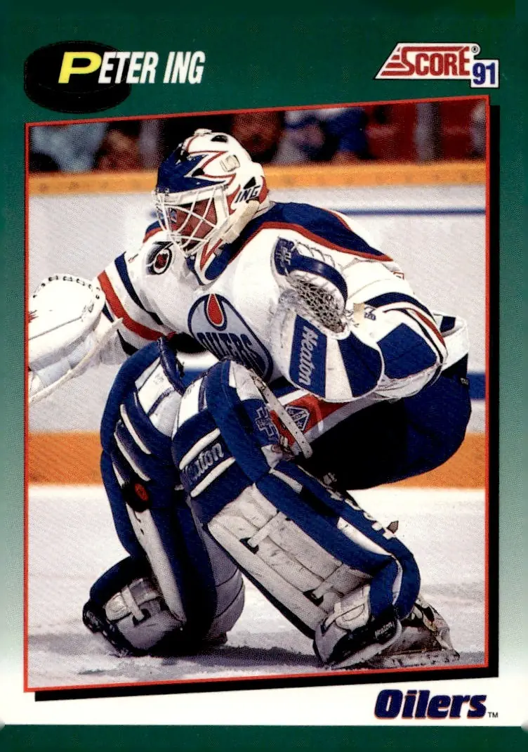 1991-92 Score Rookie & Traded (American) #62T Peter Ing (front)