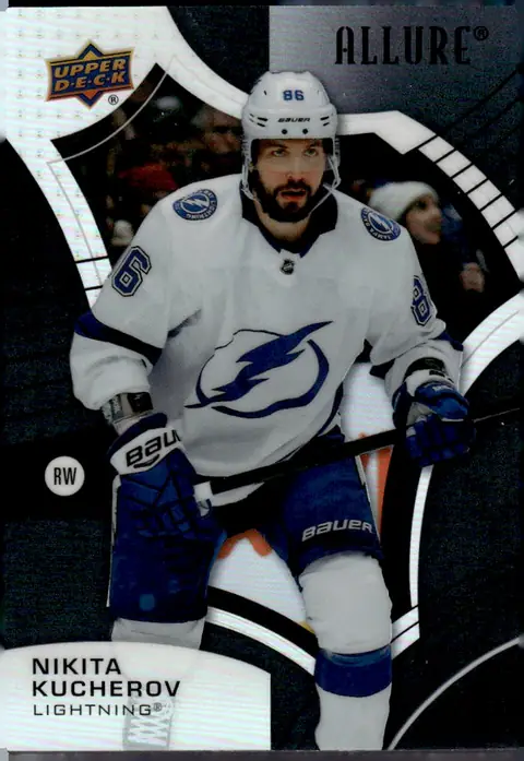 2021-22 Upper Deck Allure #15 Nikita Kucherov – Black Rainbow