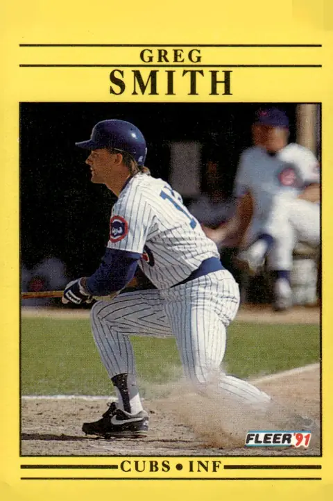 1991 Fleer #433 Greg Smith