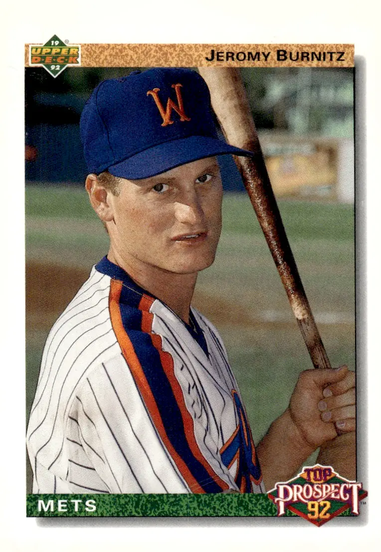 1992 Upper Deck #65 Jeromy Burnitz (front)
