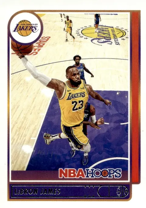 2021-22 NBA Hoops #136 LeBron James