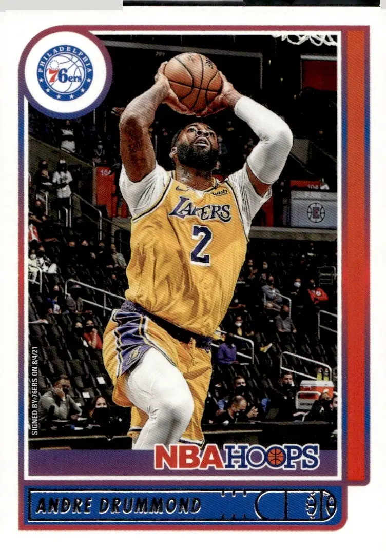 2021-22 NBA Hoops #186 Andre Drummond (front)