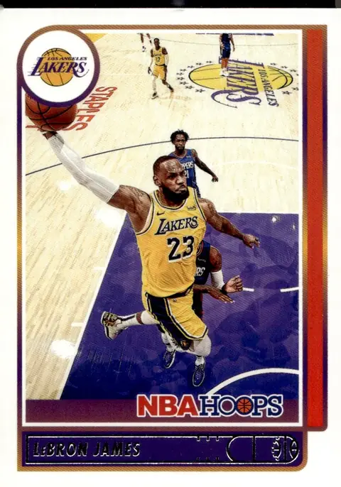 2021-22 NBA Hoops #136 LeBron James