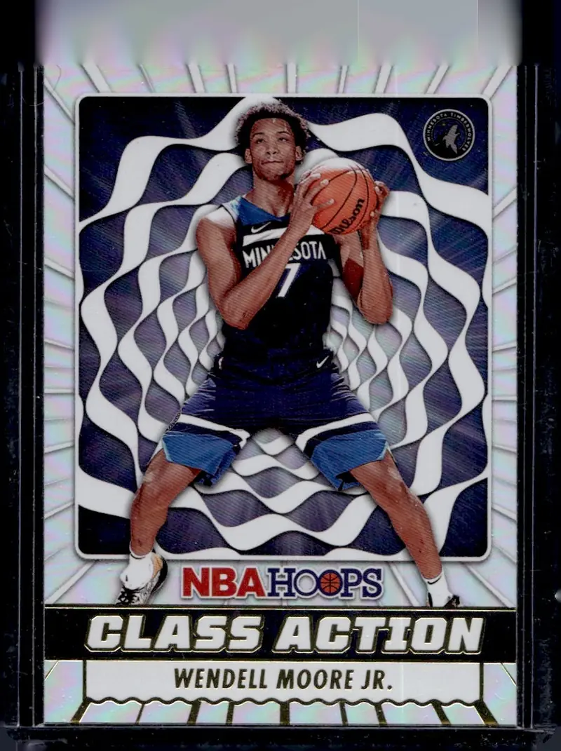 2022-23 NBA Hoops #22 Wendell Moore Jr. – Holo (front)