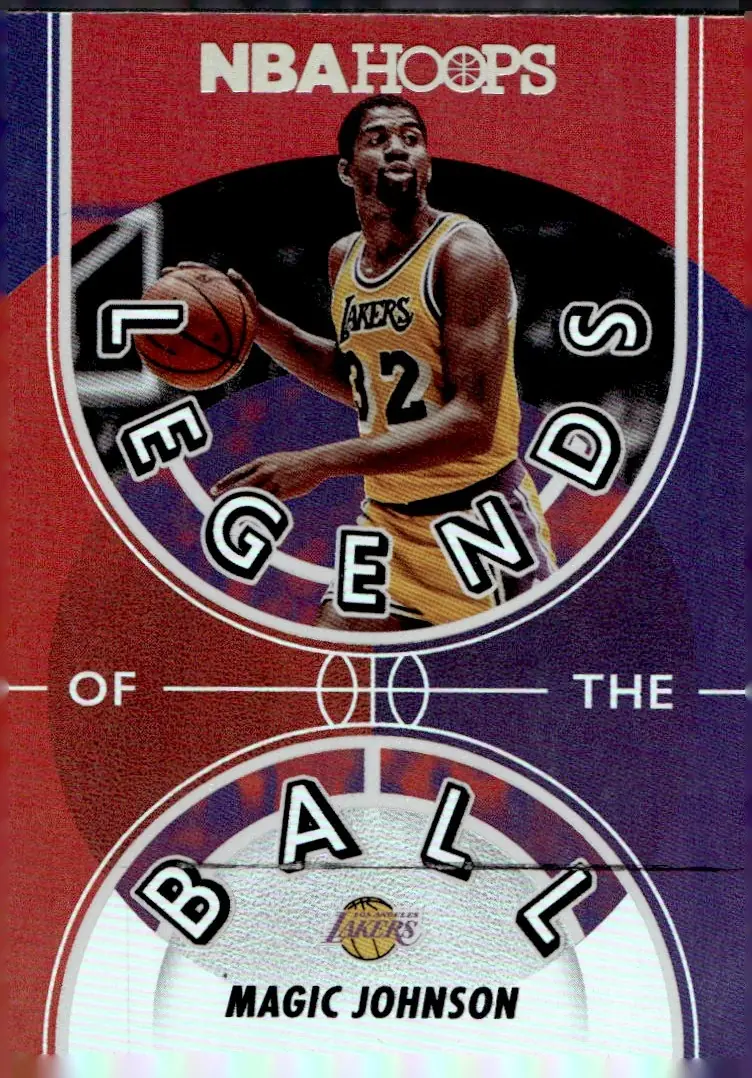 2021-22 NBA Hoops #11 Magic Johnson (front)