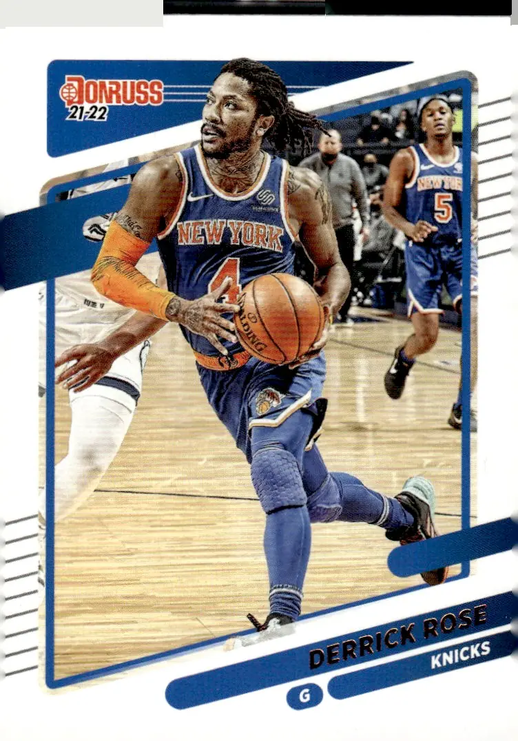 2021-22 Donruss #45 Derrick Rose (front)